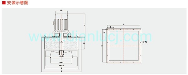 带隔热箱风冷循环风机安装示意图